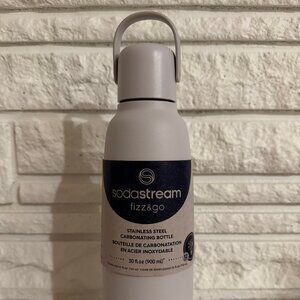 NWT SodaStream Fizz & Go Stainless Steel Bottle (Sand, 31 oz)